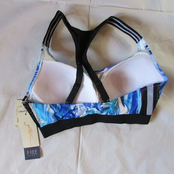 Profile Sports by Gottex Women's 34D Bikini Top Blue Multi - Picture 4 of 4